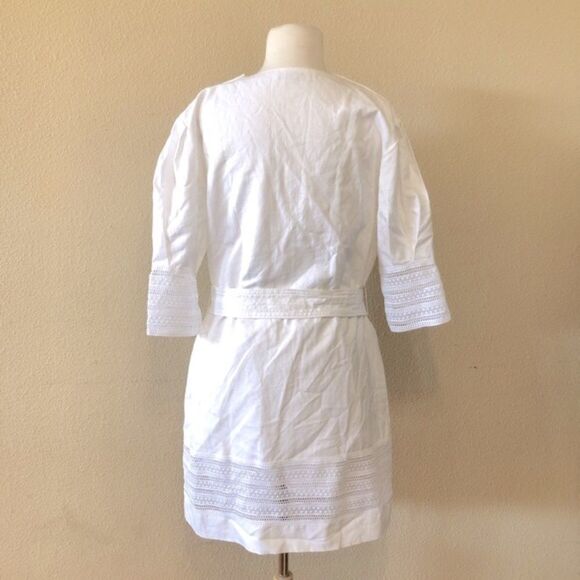 Rebecca Minkoff White Georgina Lace Trim Dress
Size Medium - Picture 5 of 12